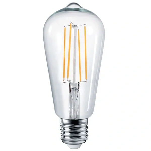 Globe Pear ST64 8w LED Filament - Dim - E27 -4500K